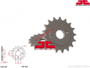 Kit chaîne - Kawasaki GPZ400 S (EX400A3 A4) (variante Japon) - DID / JT