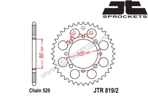 Kit Chaîne Suzuki GN 250 ('85-'86) / GNX 250 ('82-'84) - (DID / JT)