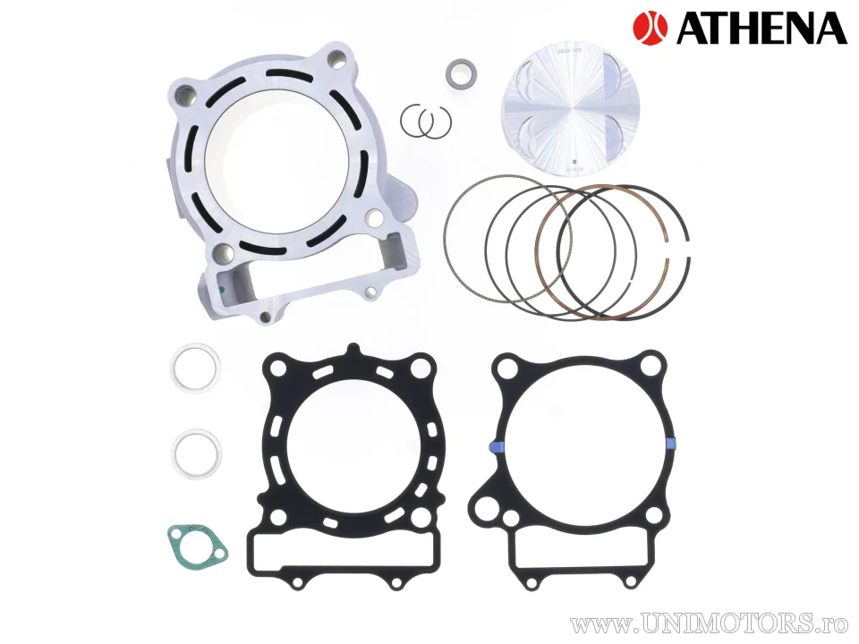 Kit cilindru alezaj standard Ø 99,2 mm, 500 cc și garnituri necesare pentru instalare - Athena