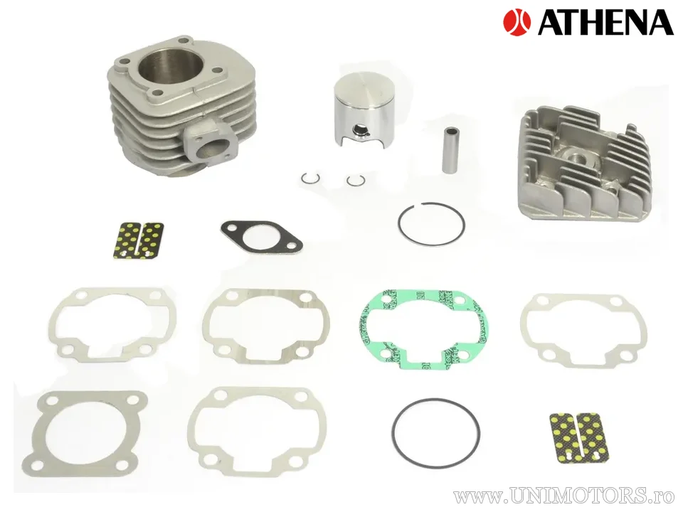 Kit cilindru Athena Racing Big Bore 80cc, cursă 43 mm, Minarelli culcat AC, bolt 12 mm - Athena