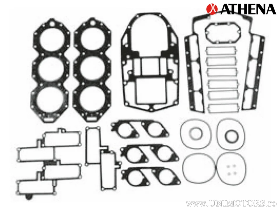 Kit complet garnituri - Johnson Envirude 2.7 L - 6 CYL ('87-'18) / 200 HP - 6 CYL / 225 HP - 6 CYL ('85-'87) - Athena