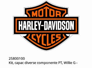 Kit, couvercle de protection divers composants, Willie G - 25800100 - Harley-Davidson