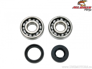 Kit cuscinetti e guarnizioni albero motore - Kawasaki KX125 - All Balls