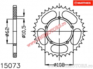 Kit de cadena - Derbi 125 GPR Nude ('04-'08) / 125 GPR Racing ('04-'08) - DID / JT / PBR