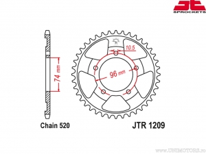 Kit de cadena - Honda NSR 250 R (MC18 / variante Japón) - DID / JT