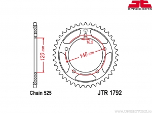 Kit de cadena - Kawasaki KLV1000 ('04-'06) - DID / JT