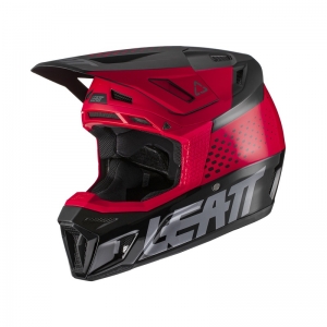 Kit de casco y gafas Moto 8.5 V22 ROJO: Talla - M
