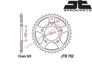 Kit de corrente Aprilia SL 1000 Falco ('99-'04) - (DID / JT)