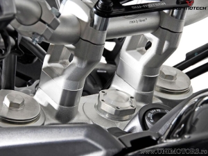 Kit de elevación de manillar de 20 mm - material: aluminio - color: plata - Triumph Tiger 800 / 900 / 1200 - SW-Motech