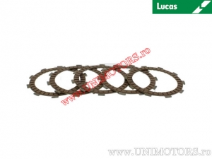 Kit de pastilhas de embreagem (textolit) - Kawasaki BN 125 A Eliminator ('98-'07) - Lucas