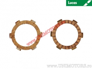 Kit de plaques d'embrayage (textolite) - Suzuki JR 50 ('78-'06) - Lucas