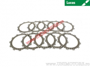 Kit de plaques d'embrayage (textolite) - Yamaha VMX-17 1700 A VMax ABS ('09-'14) - Lucas