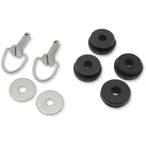 Kit de prindere capac geantă laterală de înlocuire - Negru, Argintiu - 35011154