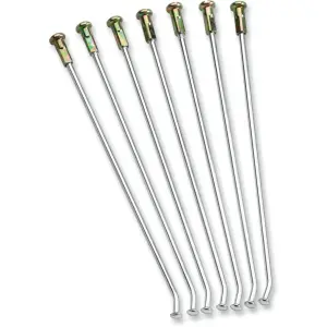 Kit de rayons en acier inoxydable - argent chromé - pour roue avant 21