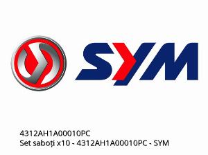 Kit de sapatas x10 - 4312AH1A00010PC - SYM