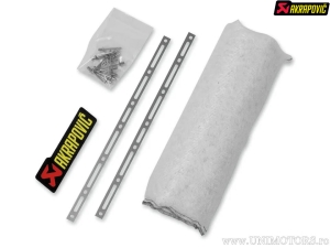 Kit de substituição de lã para escape - modelo: CK10 - material: fibras finas entrelaçadas - Akrapovič
