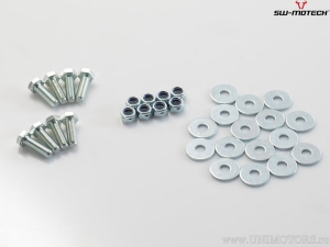 Kit de tornillos de reemplazo QUICK-LOCK con montaje permanente para soporte de maleta lateral (sidecase) PRO - SW-Motech