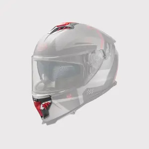 Kit de ventilação para capacete Typhoon - Cinza - Adulto - 01331622