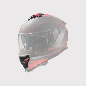 Kit de ventilación para casco Typhoon - Negro, Mate - Adulto - 01331620