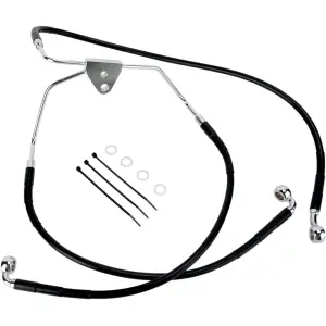 Kit durite de frein en acier inoxydable - Noir - 17412508