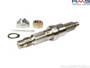 Kit eixo da roda traseira - Gilera Runner / Stalker / Piaggio Liberty / Vespa ET2 / Zip / NRG RST mc2 - 50cc 2T - (RMS)