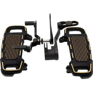 Kit Fußrastenplattform entworfen von Gilles - Schwarz, Gold - 16230645