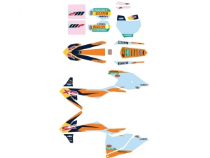 Kit graphique Factor KTM 85 SX 17/14 ('18-'19) / 85 SX 19/16 ('19) - KTM