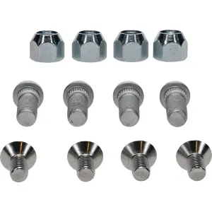 Kit moeren/bouten voor één wiel - zilver - CAN AM OUTLANDER 500 2X4 / OUTLANDER 500 4X4 - Moose