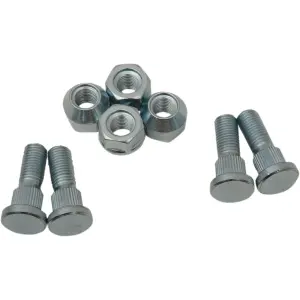 Kit nuts/screws for a single wheel - silver - ARCTIC CAT 400 DVX / SUZUKI LT-R 450 / LT-Z 250 / LT-Z 400 - Moose