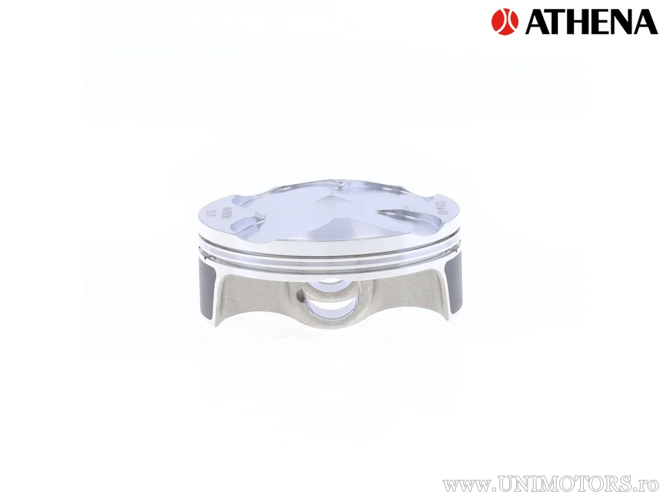 Kit piston complet: Piston forjat 4 timpi Ø 76,75 mm + set garnituri chiulasă - Athena
