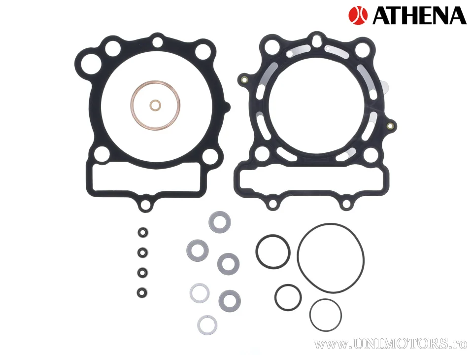 Kit piston complet: piston forjat 4 timpi Ø 77,96 mm + kit garnituri chiulasă - Athena