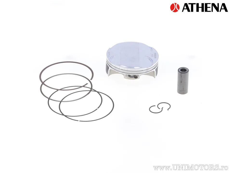 Kit piston complet: piston forjat 4 timpi Ø 87,95 mm + set garnituri chiulasă - Athena