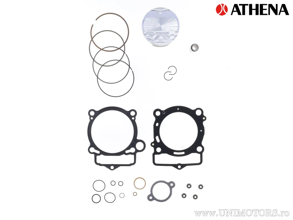 Kit piston complet: Piston forjat 4 timpi Ø 87,96 mm + set garnituri chiulasă - Athena