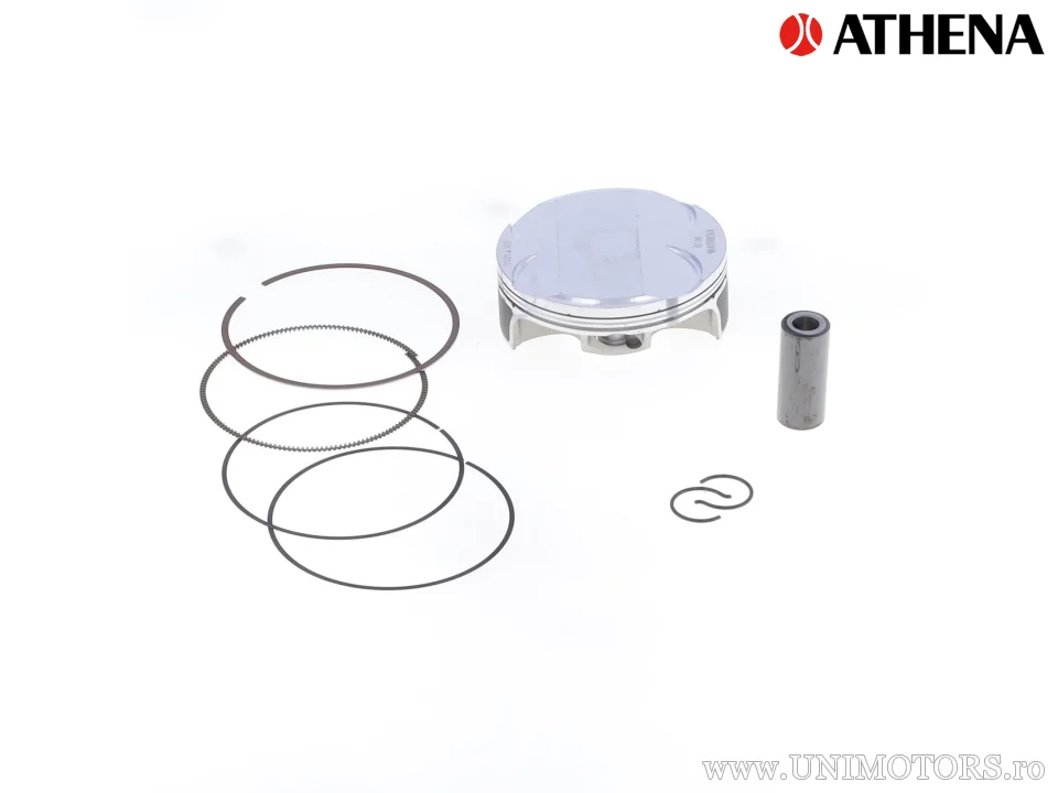 Kit piston complet: Piston forjat 4 timpi Ø 87,96 mm + set garnituri chiulasă - Athena