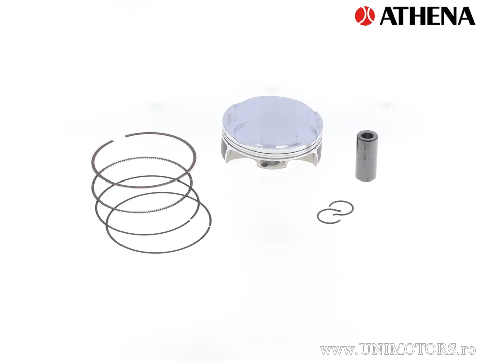 Kit piston complet: piston forjat 4 timpi Ø 87,97 mm + set garnituri chiulasă - Athena