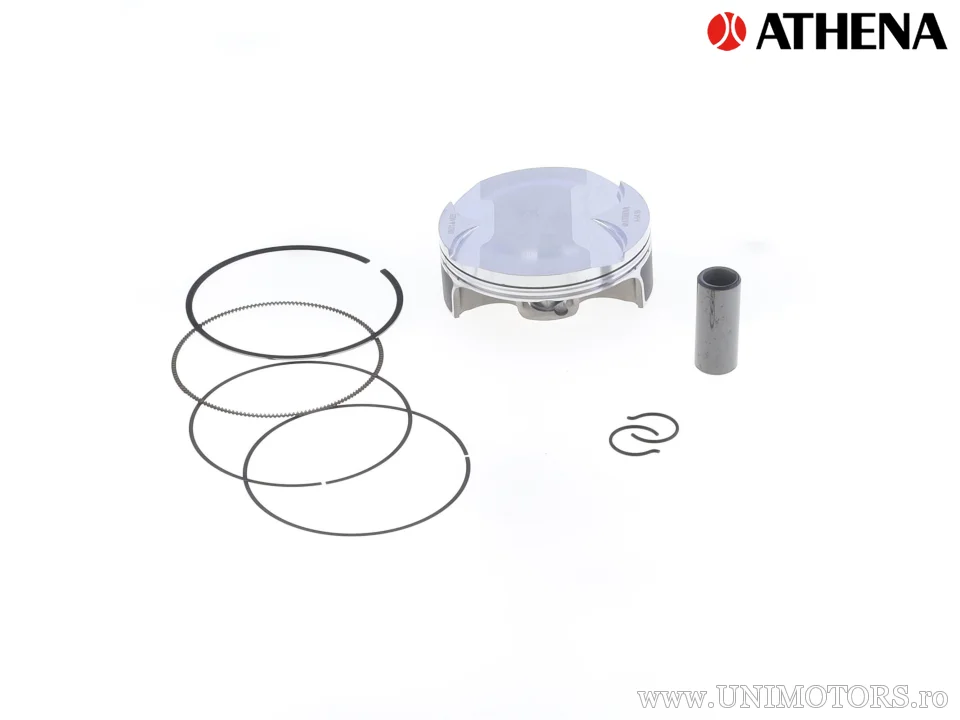 Kit piston complet: Piston forjat 4 timpi Ø 94,95 mm + set garnituri chiulasă - Athena