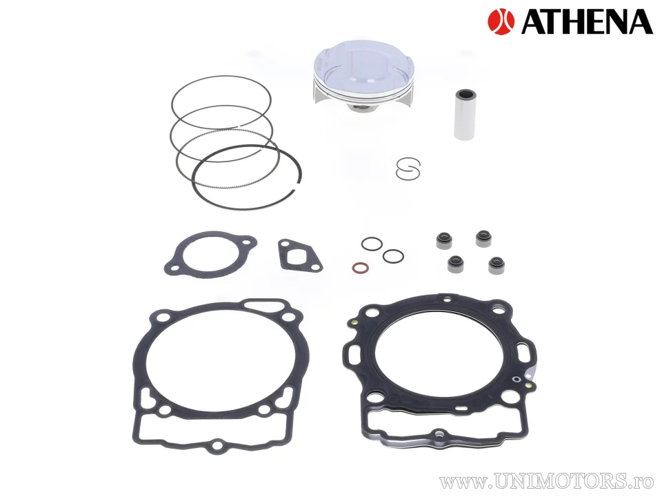 Kit piston complet: piston forjat 4 timpi Ø 94,96 mm + kit garnituri chiulasă - Athena