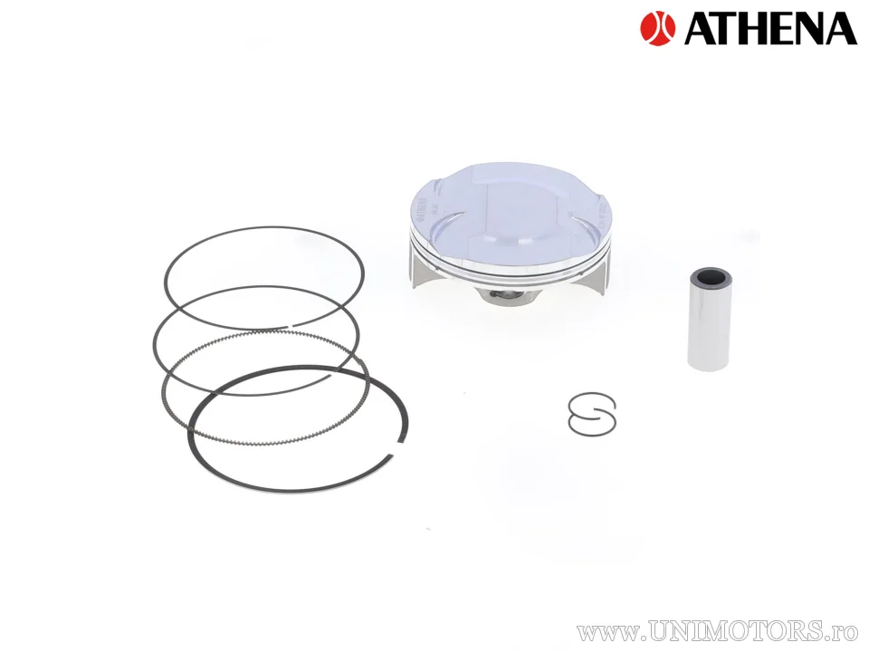 Kit piston complet: piston forjat 4 timpi Ø 94,96 mm + kit garnituri chiulasă - Athena