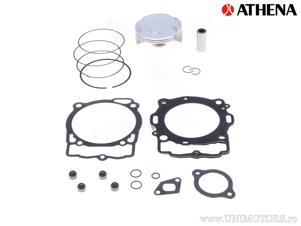 Kit piston complet: piston forjat 4 timpi Ø 94,97 mm + kit garnituri chiulasă - Athena