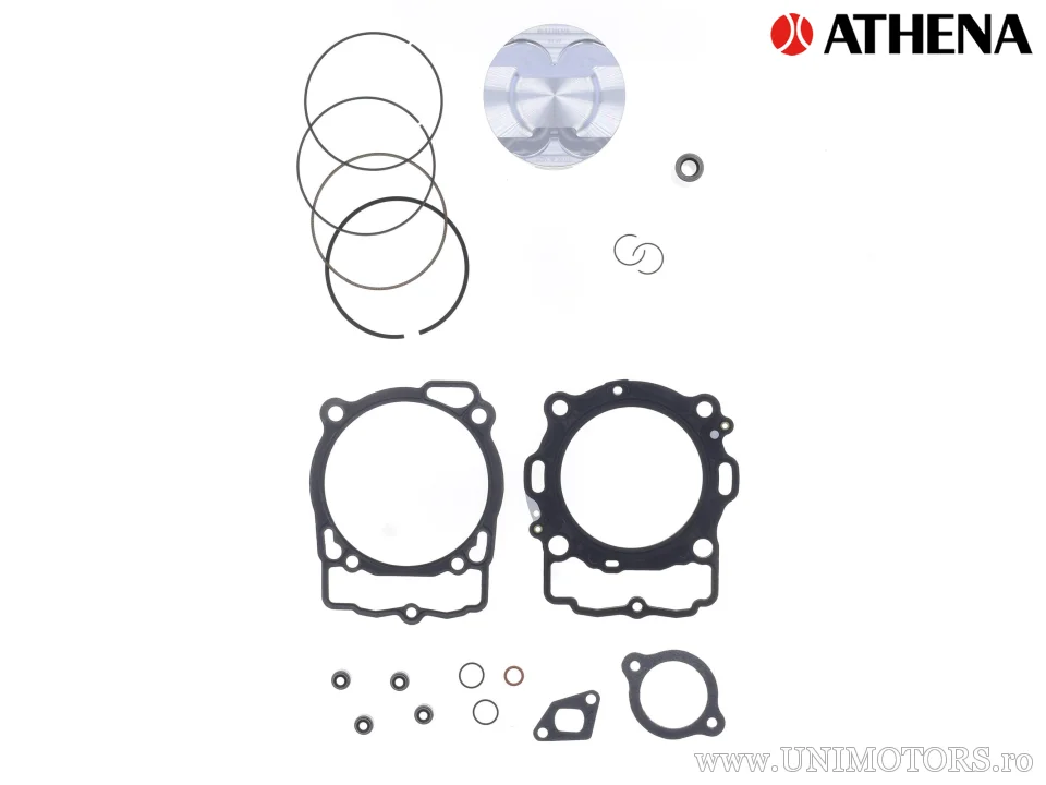 Kit piston complet: piston forjat 4 timpi Ø 94,97 mm + kit garnituri chiulasă - Athena