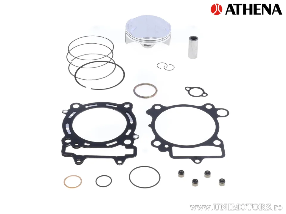 Kit piston complet: Piston forjat 4 timpi Ø 95,95 mm + set garnituri chiulasă - Athena