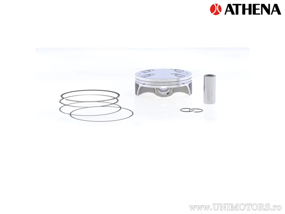 Kit piston complet: piston forjat 4 timpi Ø 95,95 mm + set garnituri chiulasă - Athena