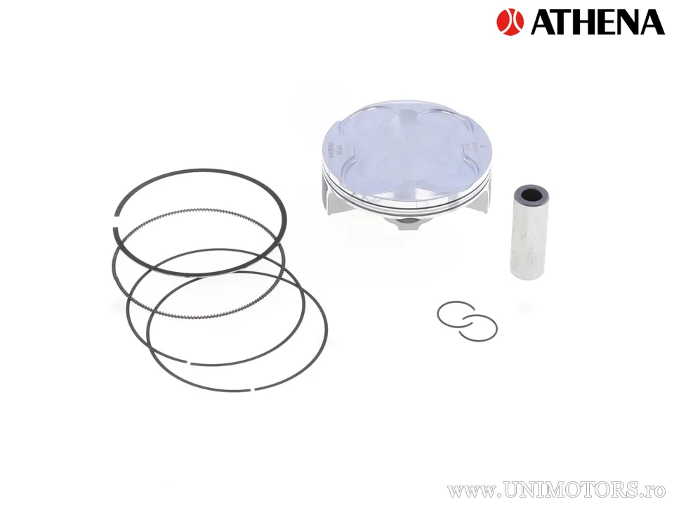 Kit piston complet: piston forjat 4 timpi Ø 95,95 mm + set garnituri chiulasă - Athena