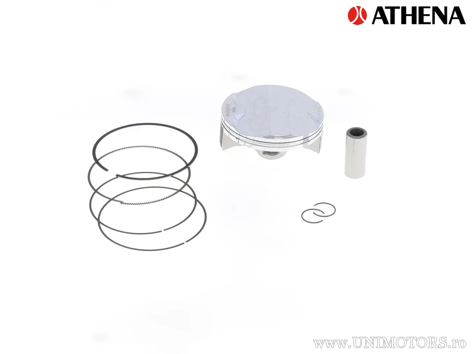 Kit piston complet: piston forjat 4 timpi Ø 95,96 mm + kit garnituri chiulasă - Athena