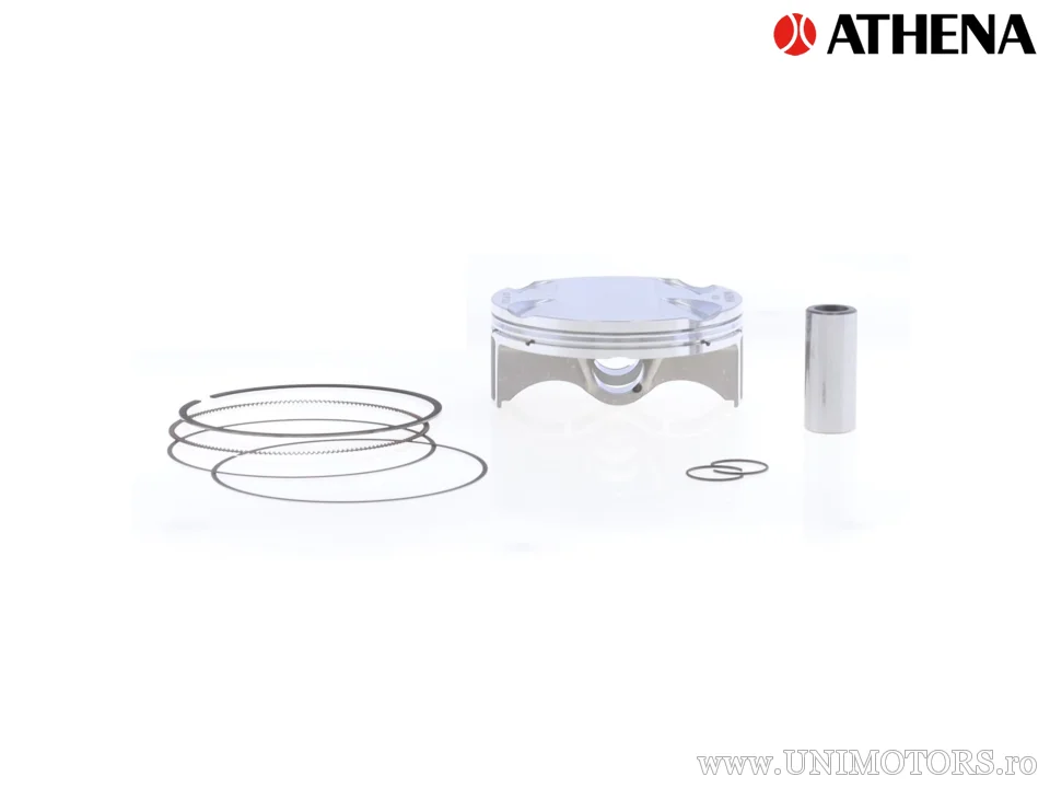 Kit piston complet: Piston forjat 4 timpi Ø 95,96 mm + set garnituri chiulasă - Athena