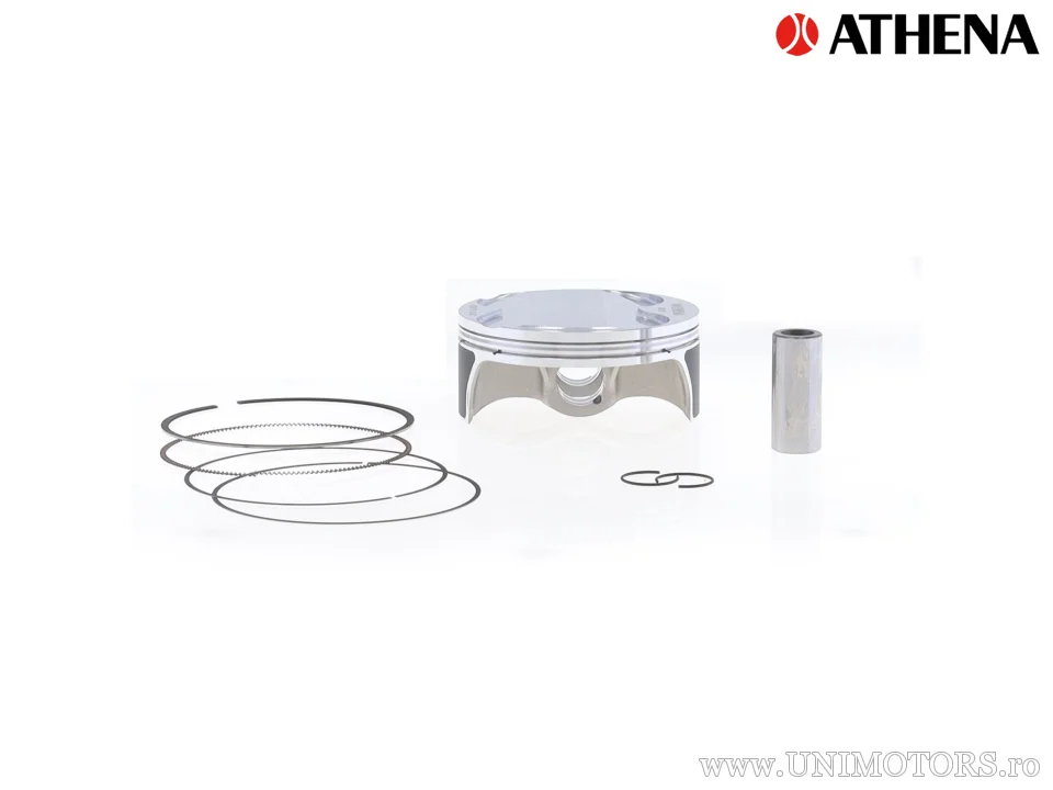 Kit piston complet: piston forjat 4 timpi Ø 95,96 mm + set garnituri chiulasă - Athena