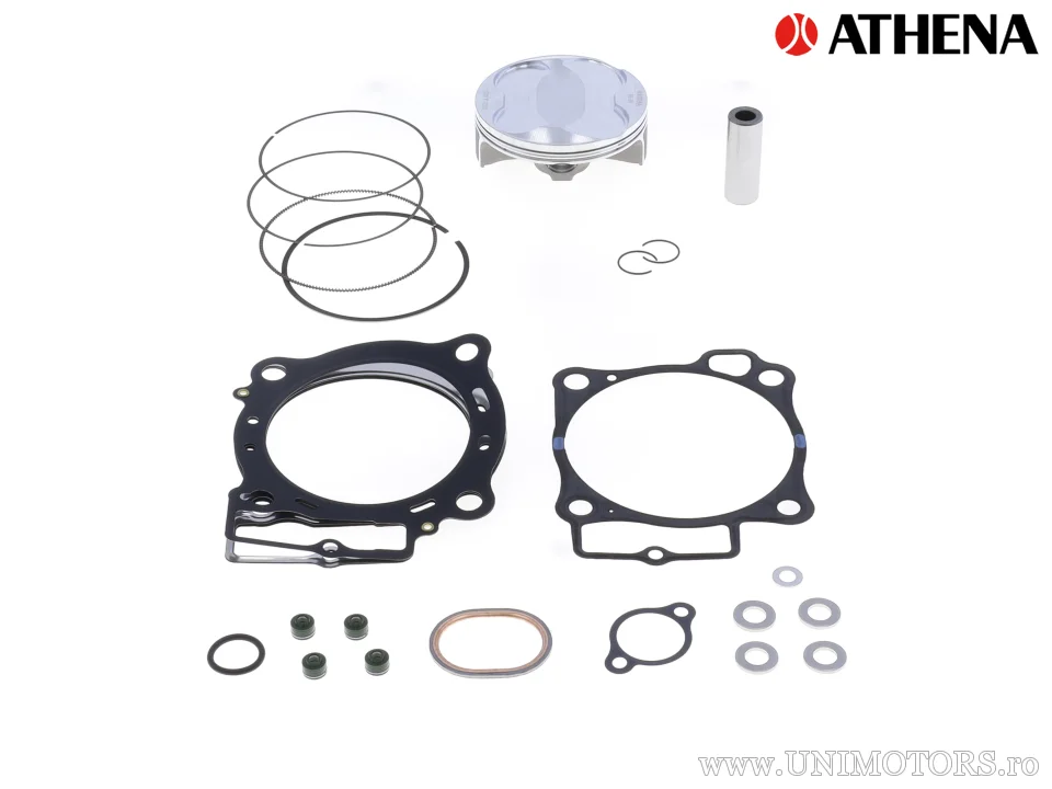 Kit piston complet: piston forjat 4 timpi Ø 95,97 mm + kit garnituri chiulasă - Athena