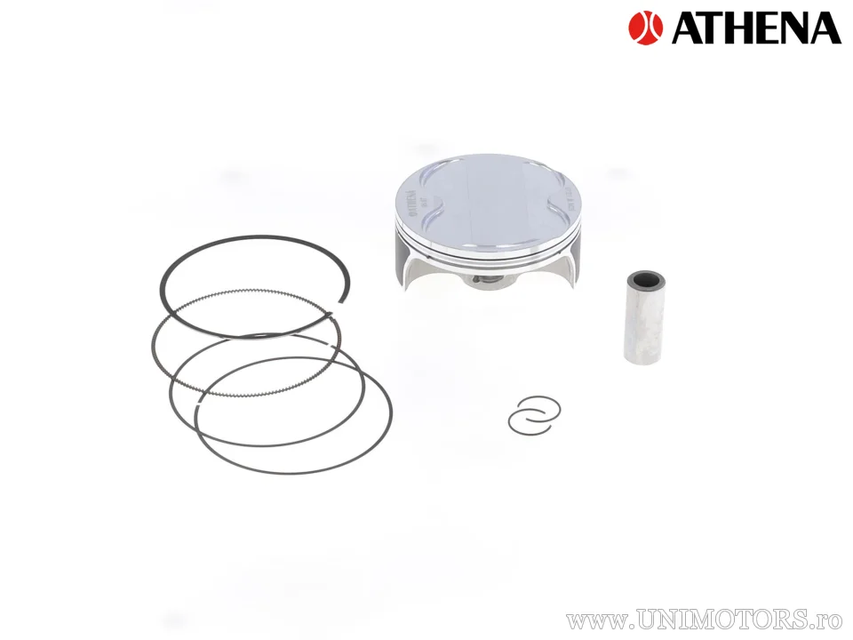 Kit piston complet: Piston forjat 4 timpi Ø 95,97 mm + set garnituri chiulasă - Athena