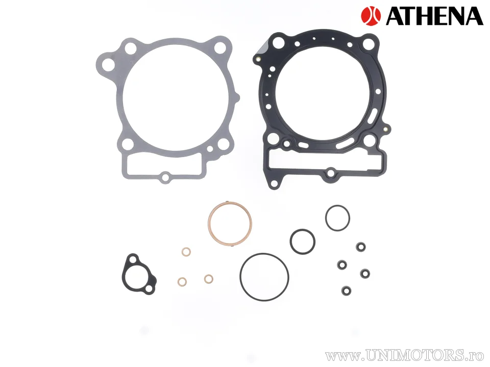 Kit piston complet: piston forjat 4 timpi Ø 95,98 mm + kit garnituri superioare - Athena