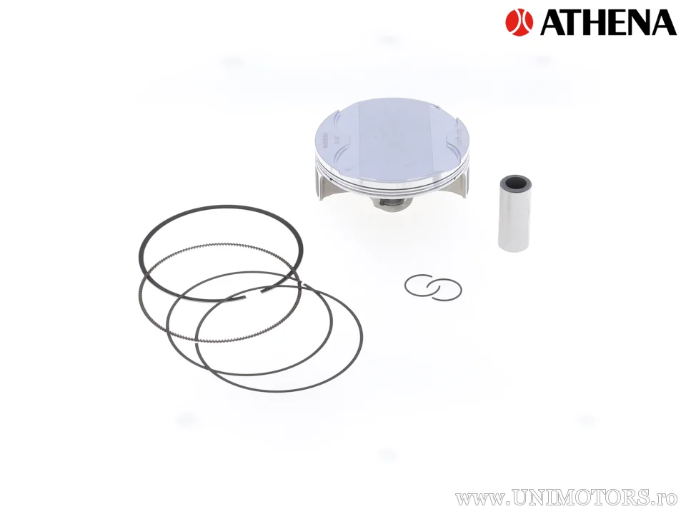 Kit piston complet: Piston forjat 4 timpi Ø 95,99 mm + set garnituri chiulasă - Athena
